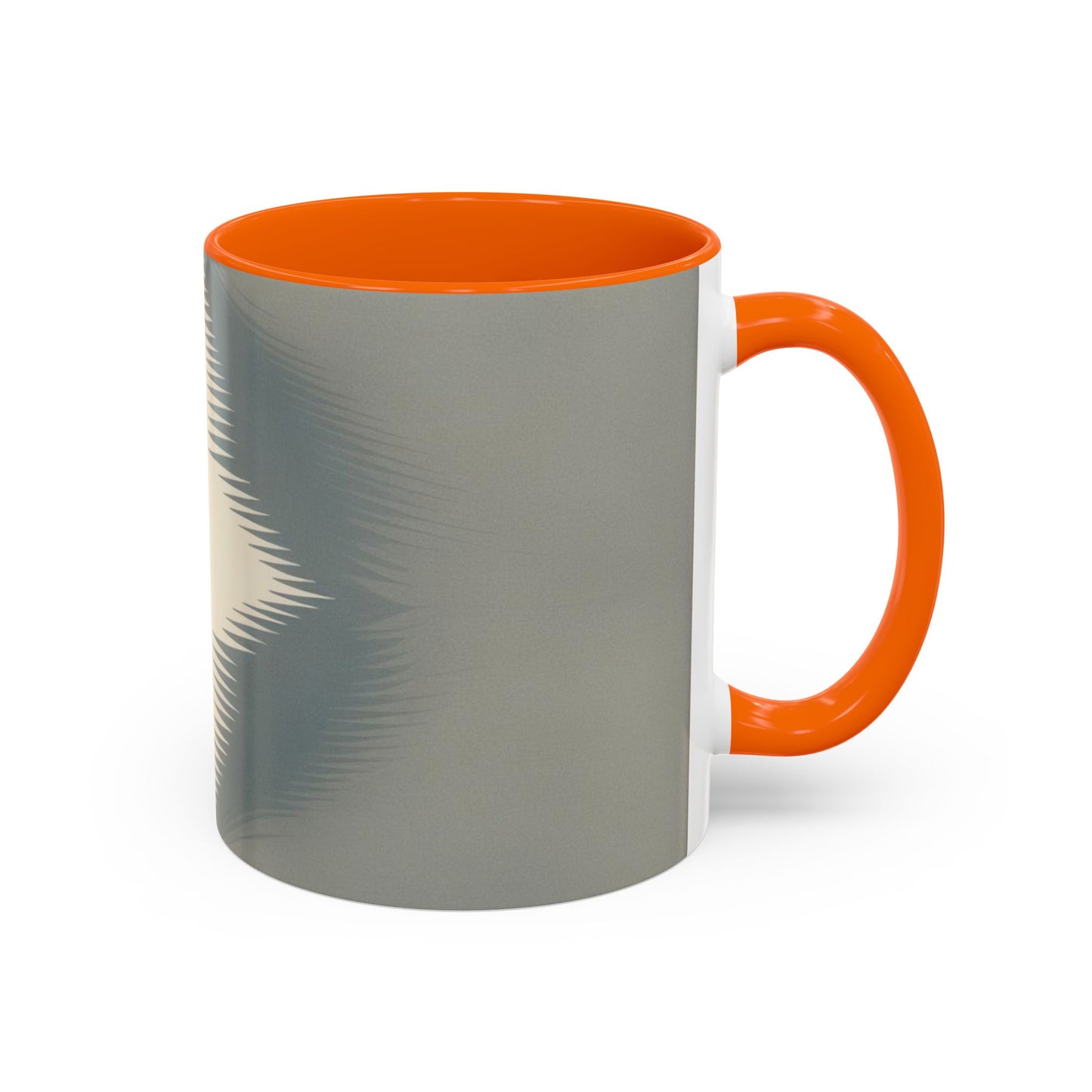Optical Illusion Accent Mug – Ceramic Coffee Cup