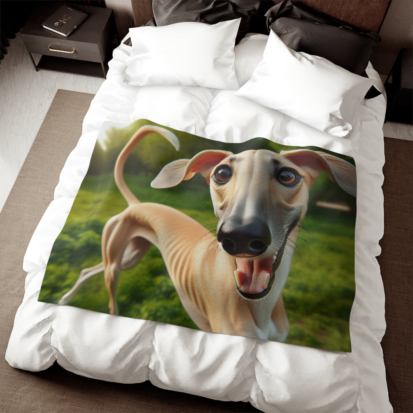 Sloughi Sweatshirt Blanket