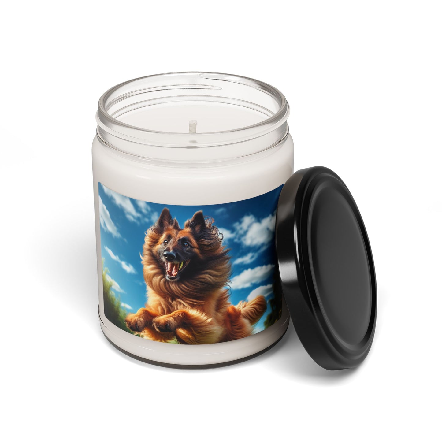 Belgian Shepherd Dog Laekenois- Scented Soy Candle, 9oz