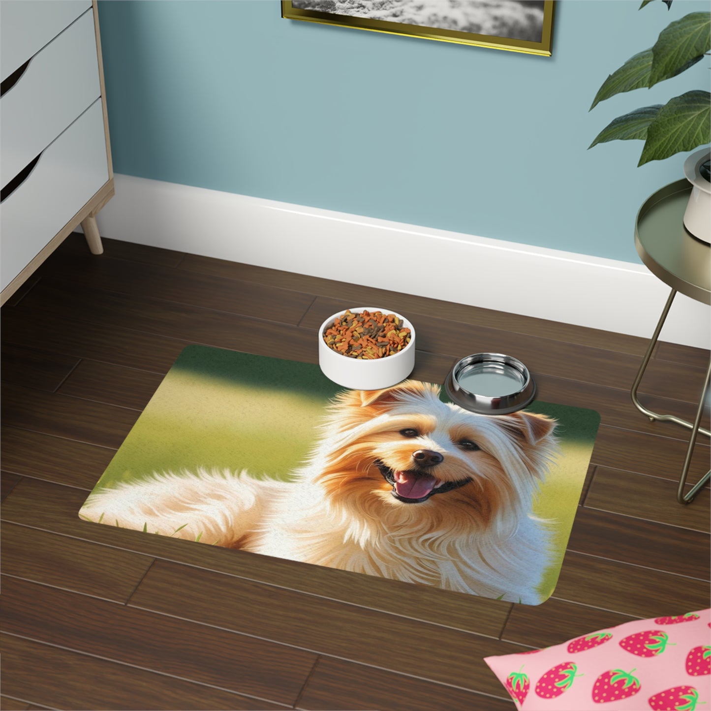 Pet Food Mat (12x18) - Komondor