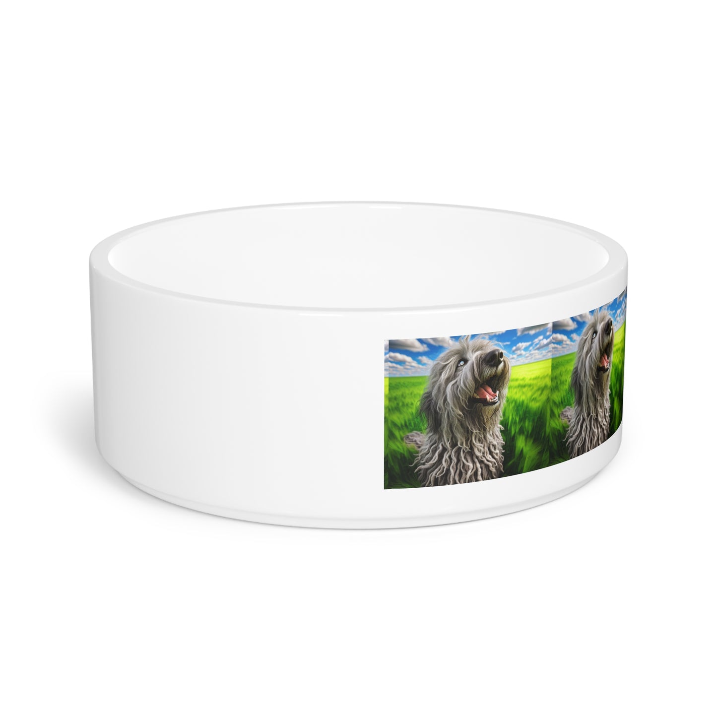 Bergamasco Shepherd Dog Pet Bowl