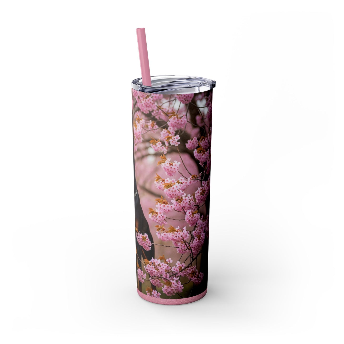 Gobelet isotherme Doberman avec paille, 590 ml