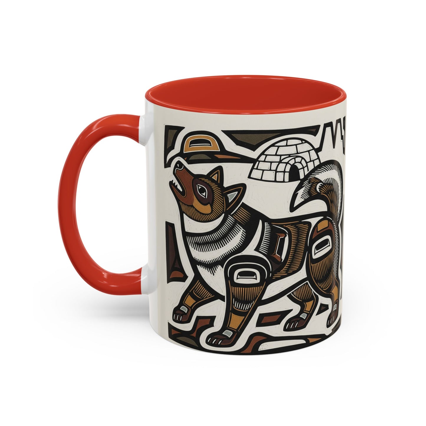 Canadian Eskimo Dog Accent Coffee Mug - Perfect Gift for Dog Lovers