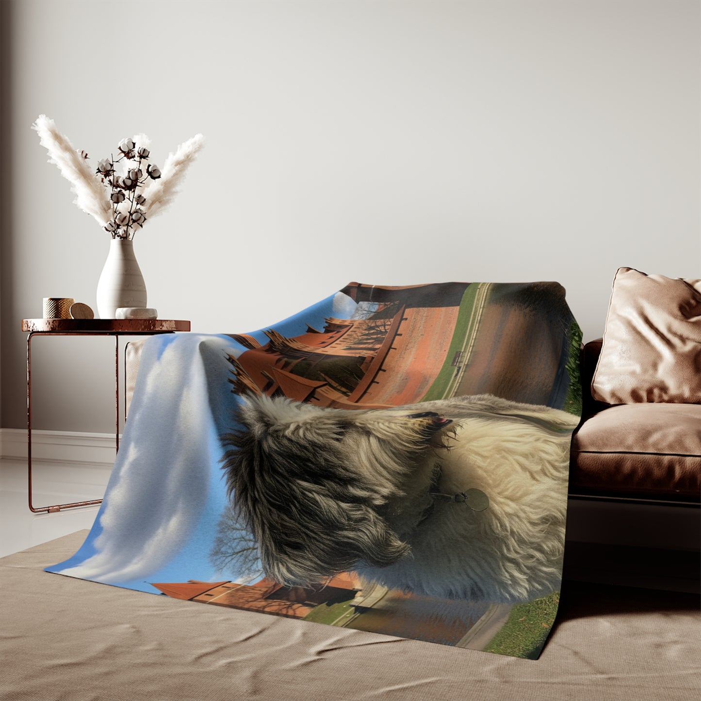 Polish Lowland Sheepdog Blanket