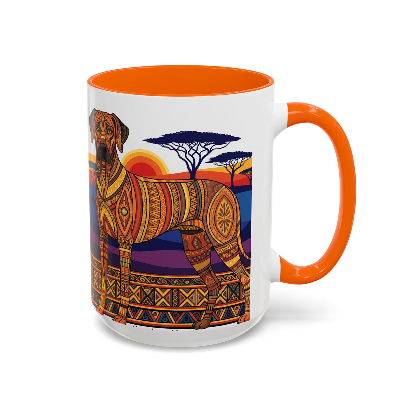 Taza de café con diseño de Rhodesian Ridgeback: el regalo perfecto para los amantes de los perros.