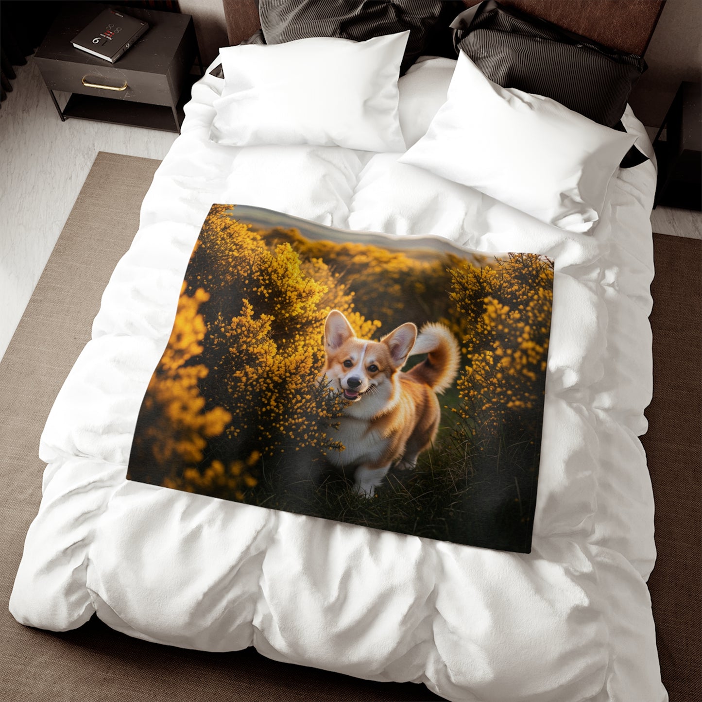 Manta sudadera con diseño de Pembroke Welsh Corgi