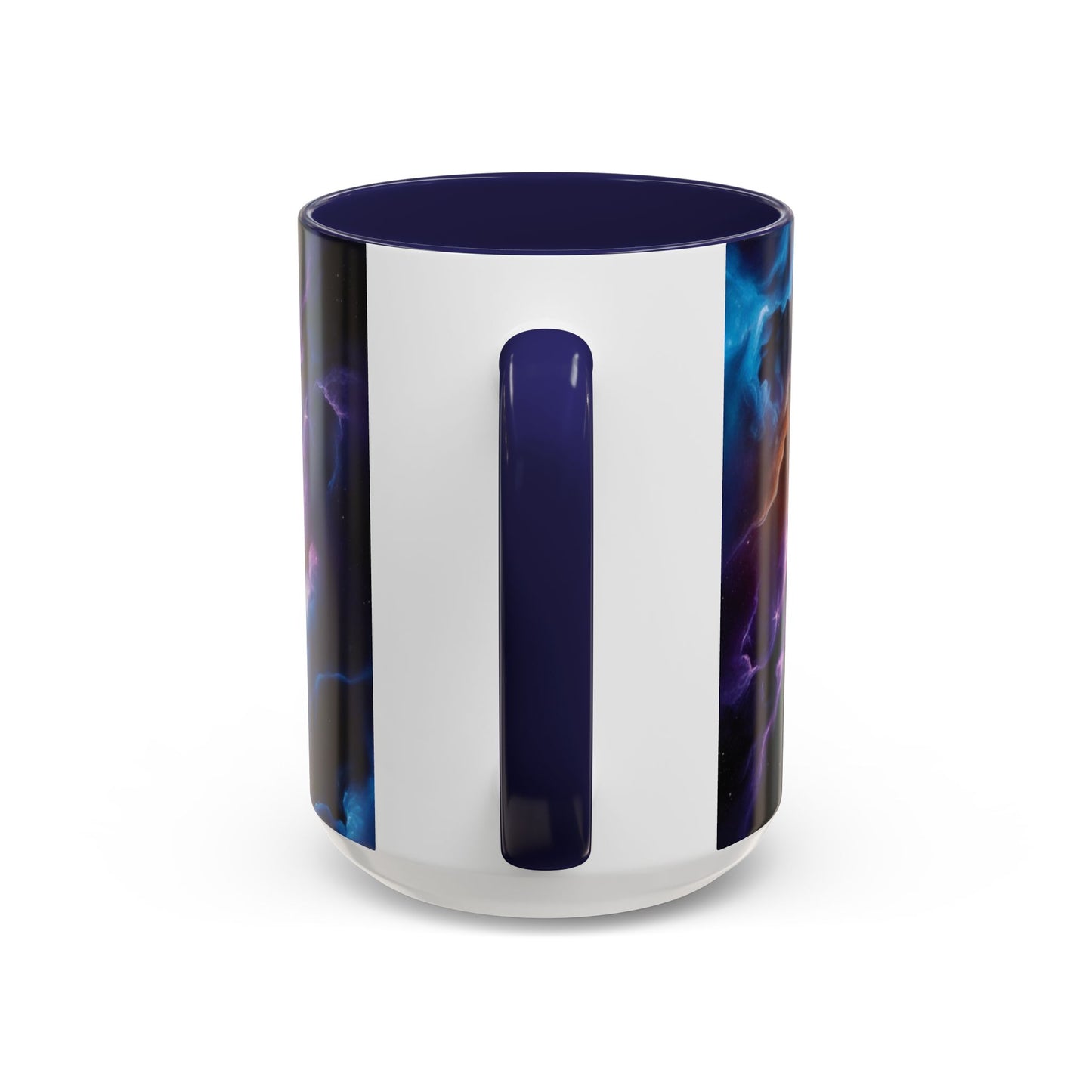 Optical Illusion Accent Mug – Ceramic Coffee Cup