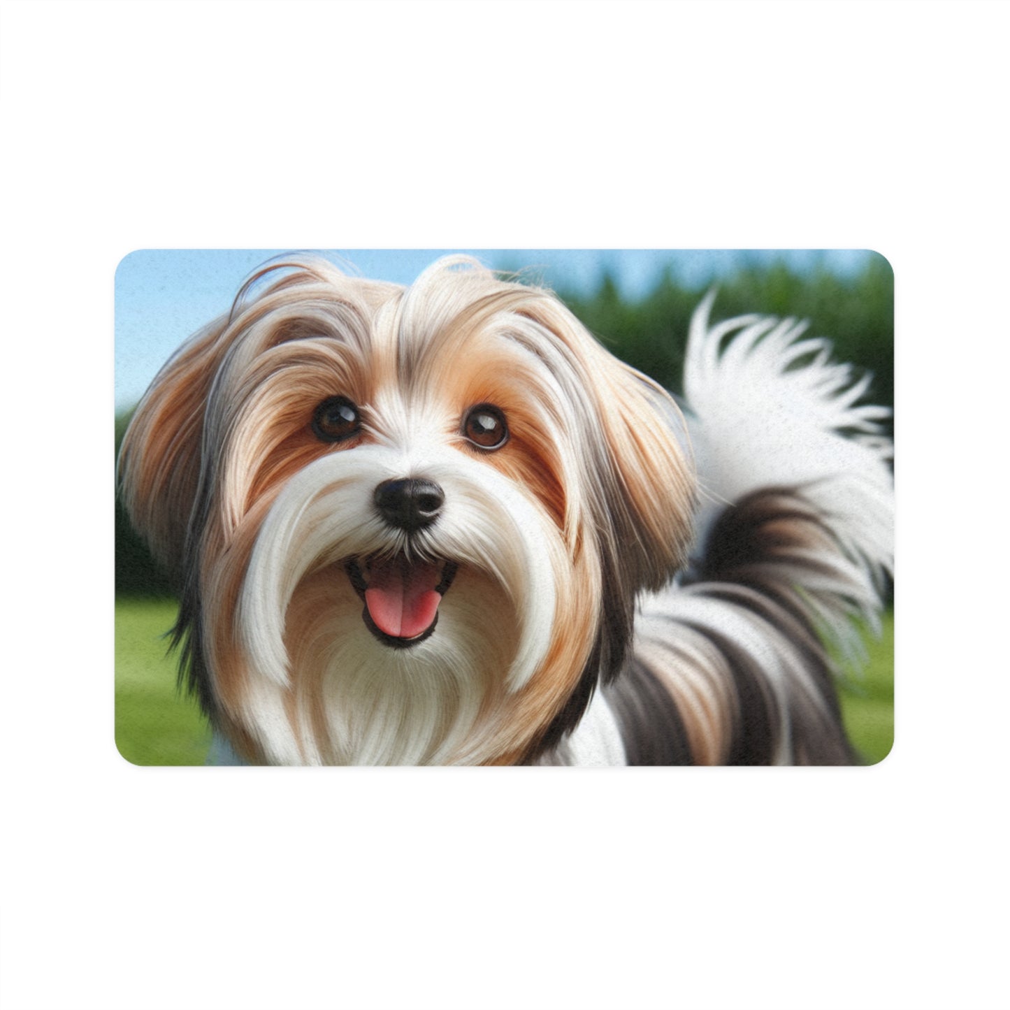 Pet Food Mat (12x18) - Biewer Terrier