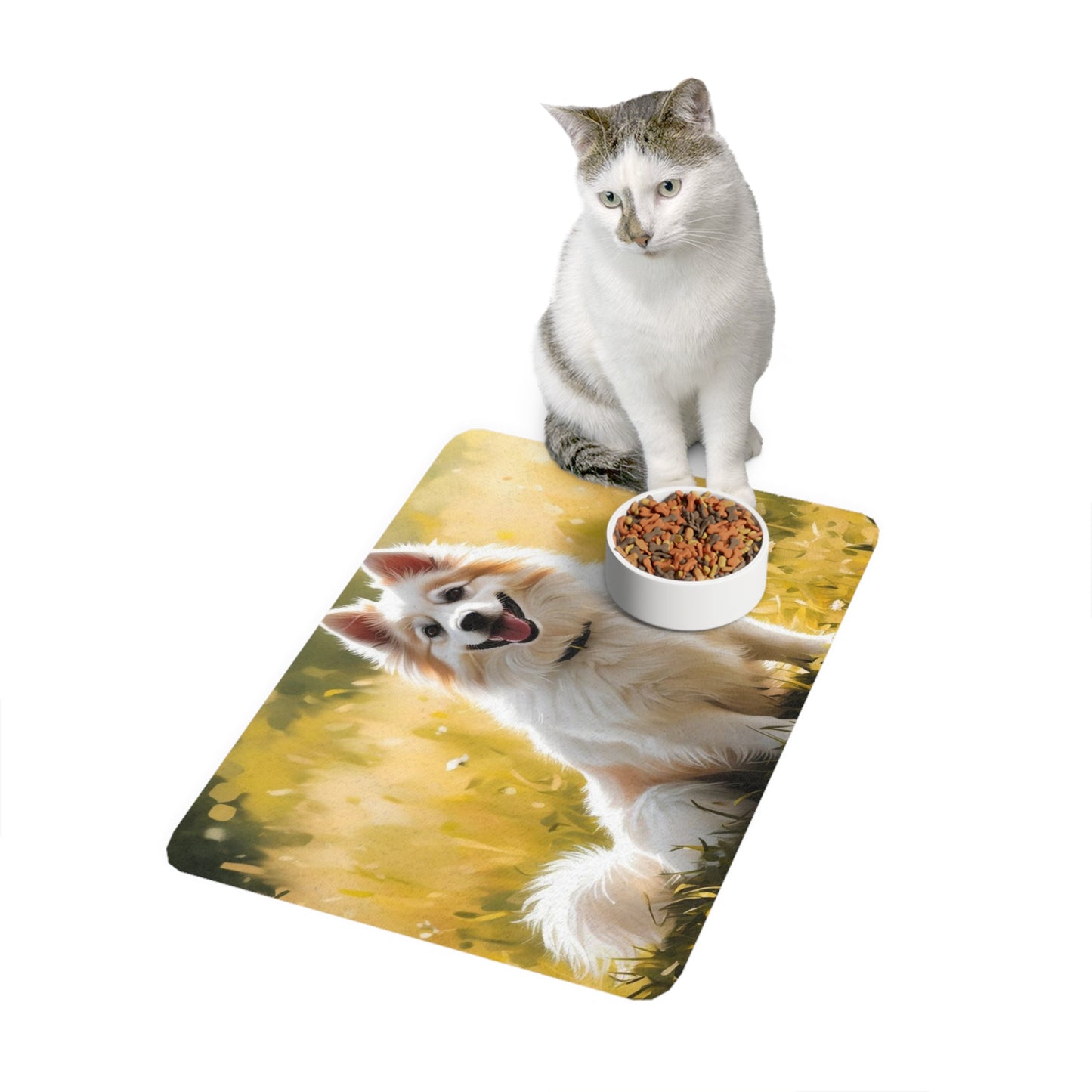 Pet Food Mat (12x18) - German Spitz