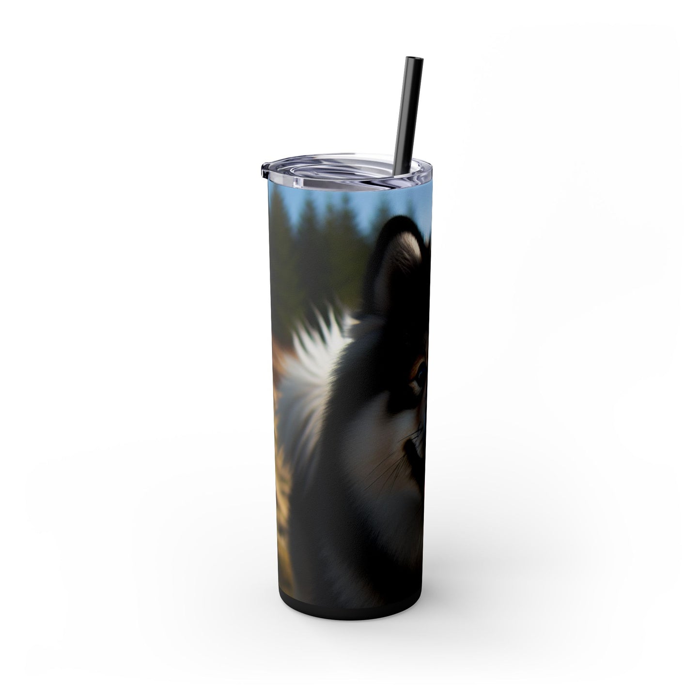 Norwegian Buhund Tumbler with Straw, 20oz