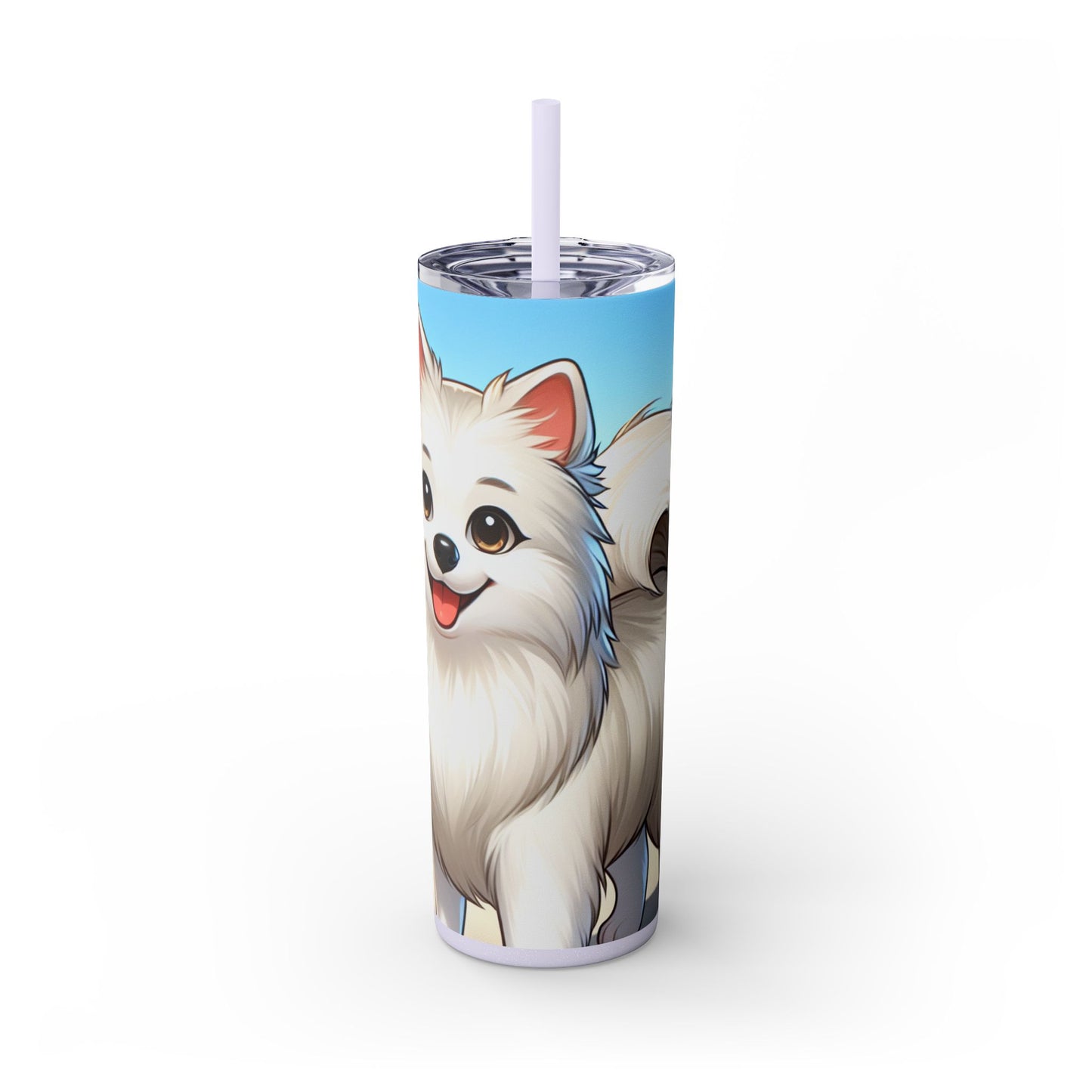 Indian Spitz Tumbler with Straw, 20oz