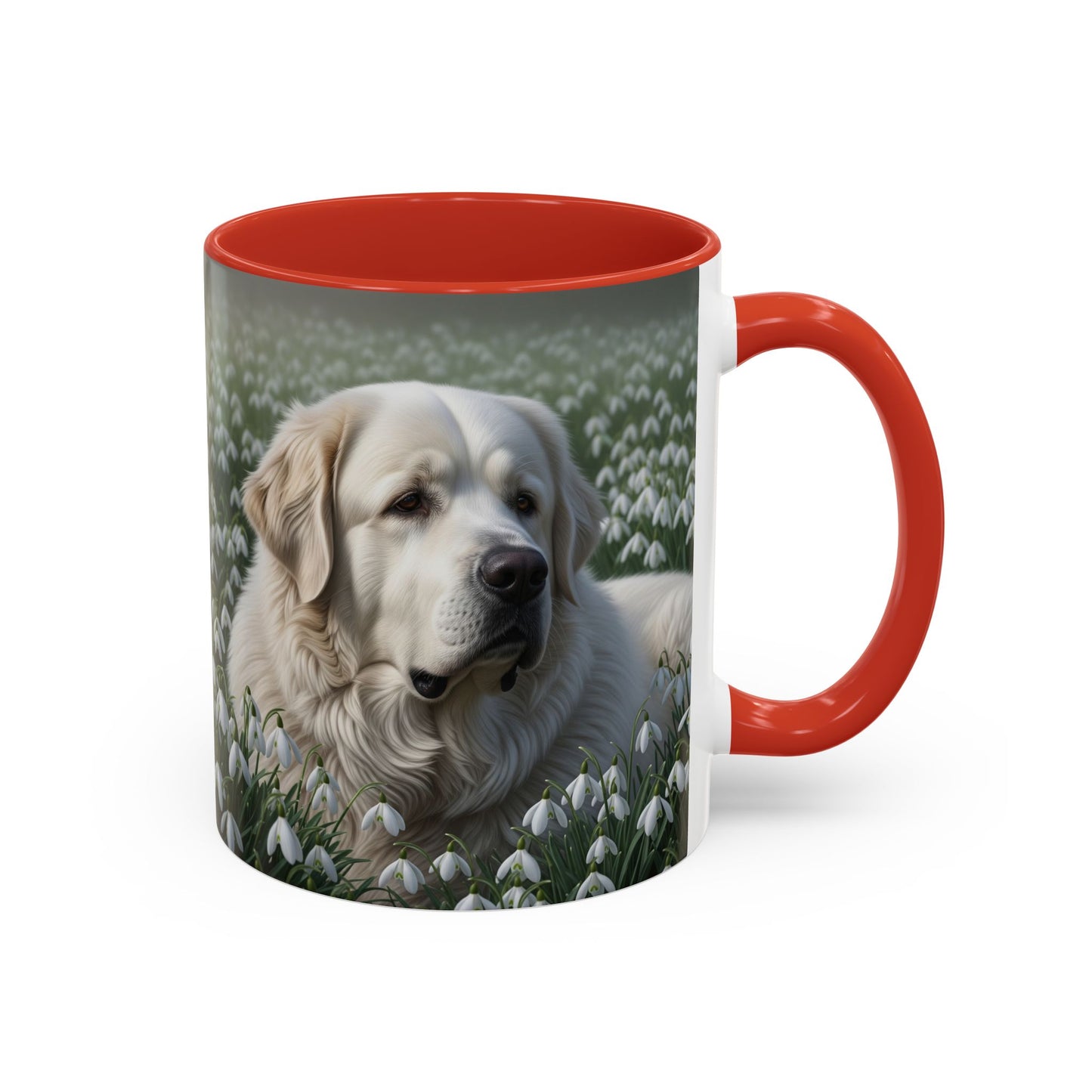 Mug à café avec motif de mastiff des Pyrénées - Cadeau idéal pour les amoureux des chiens