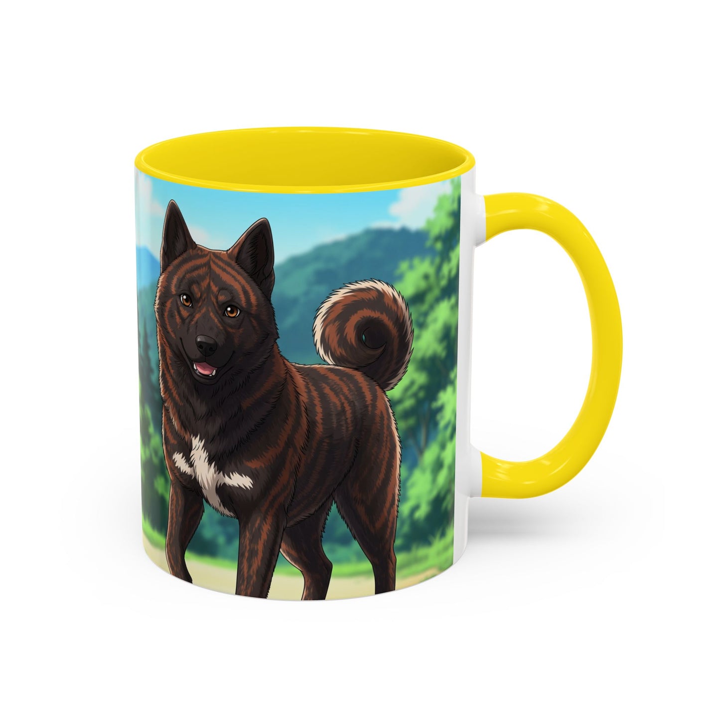 Mug à café Kai Ken Accent - Le cadeau idéal pour les amoureux des chiens