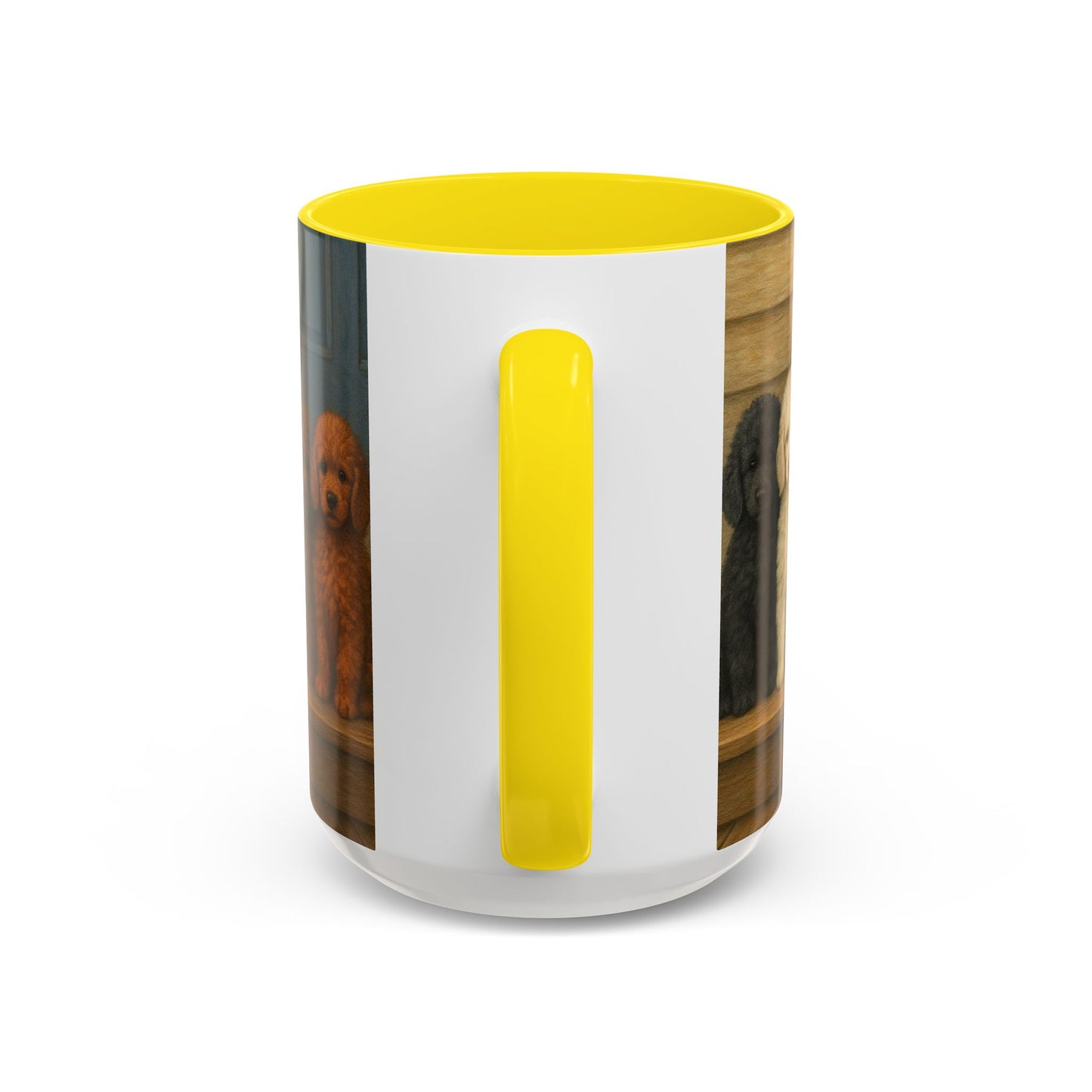 Mug à café décoratif avec motif chiots caniches - Cadeau idéal pour les amoureux des chiens