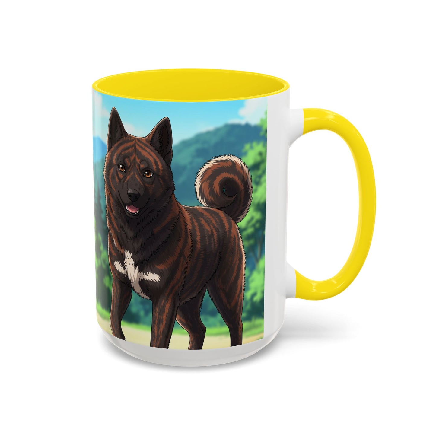 Mug à café Kai Ken Accent - Le cadeau idéal pour les amoureux des chiens