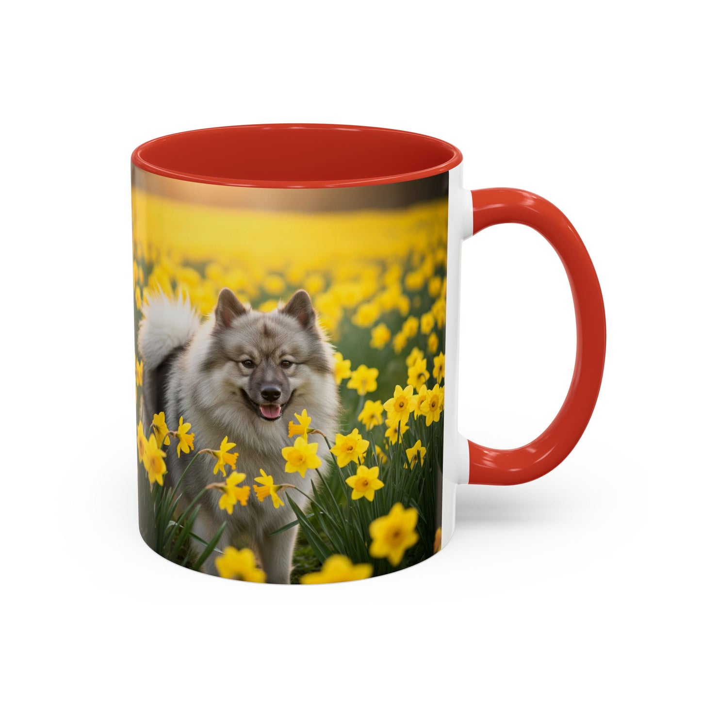 Taza con detalles de Keeshond: el regalo perfecto para los amantes de los perros