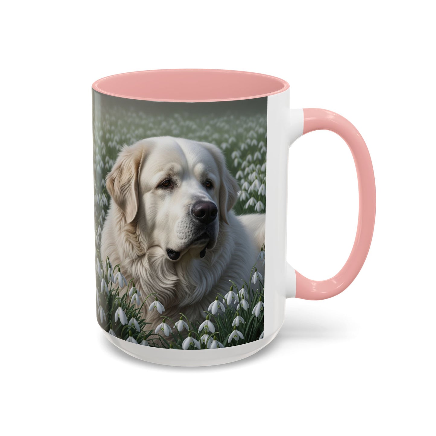 Mug à café avec motif de mastiff des Pyrénées - Cadeau idéal pour les amoureux des chiens