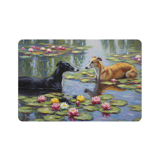 Pet Food Mat (12x18) - Greyhound