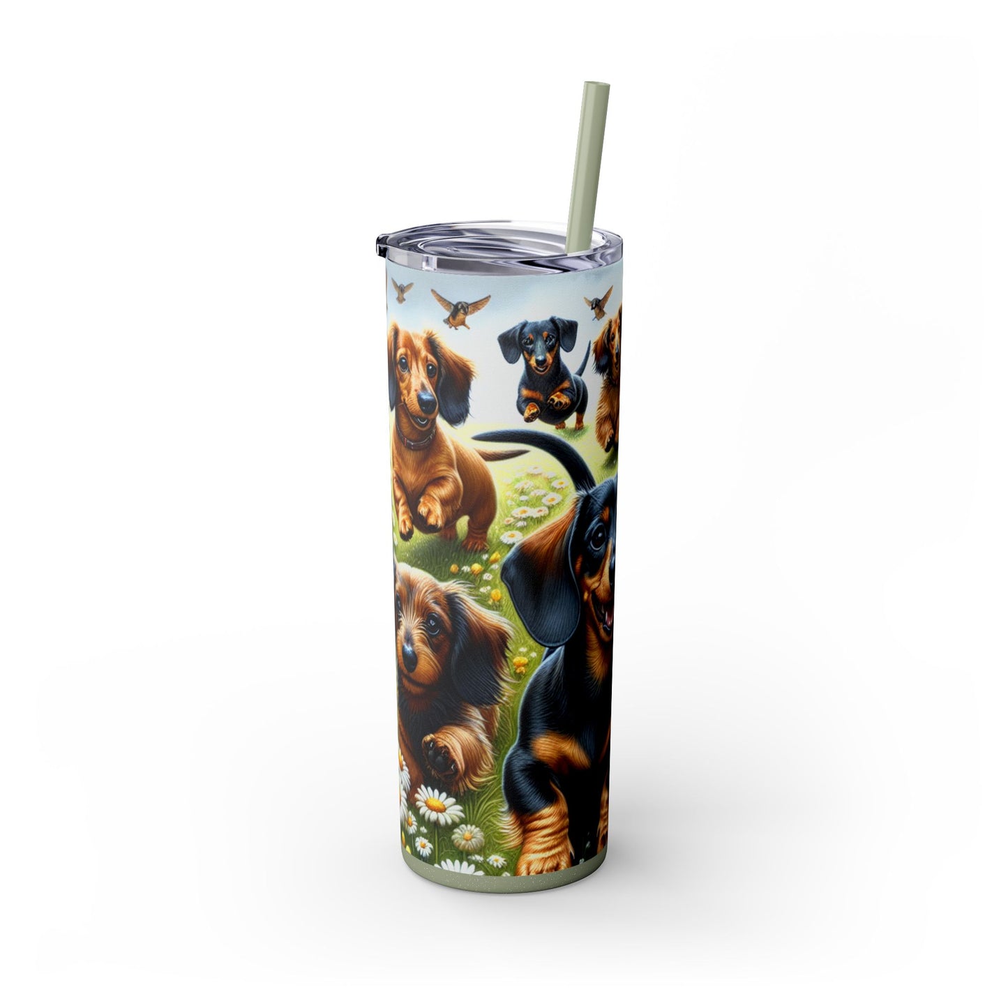 Dachshund with Straw, 20oz