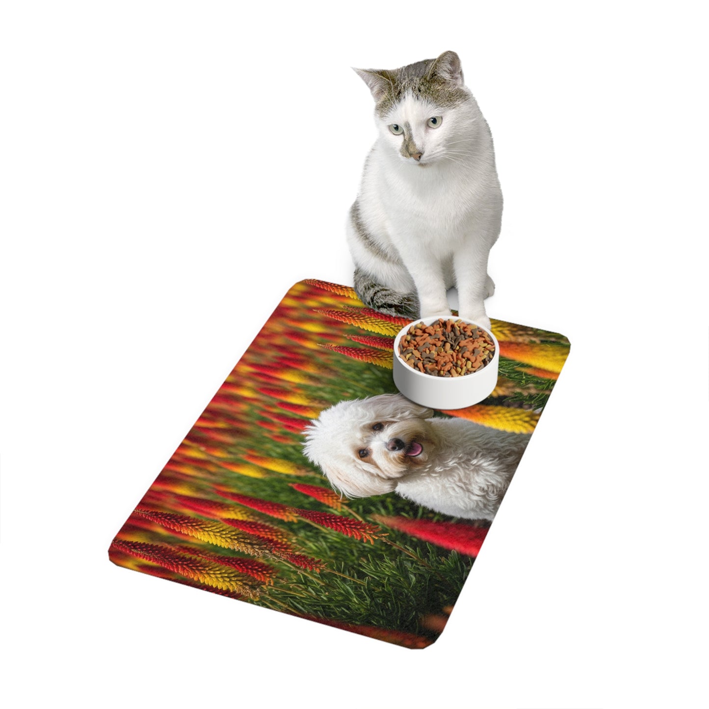 Pet Food Mat (12x18) - Bichonpoo