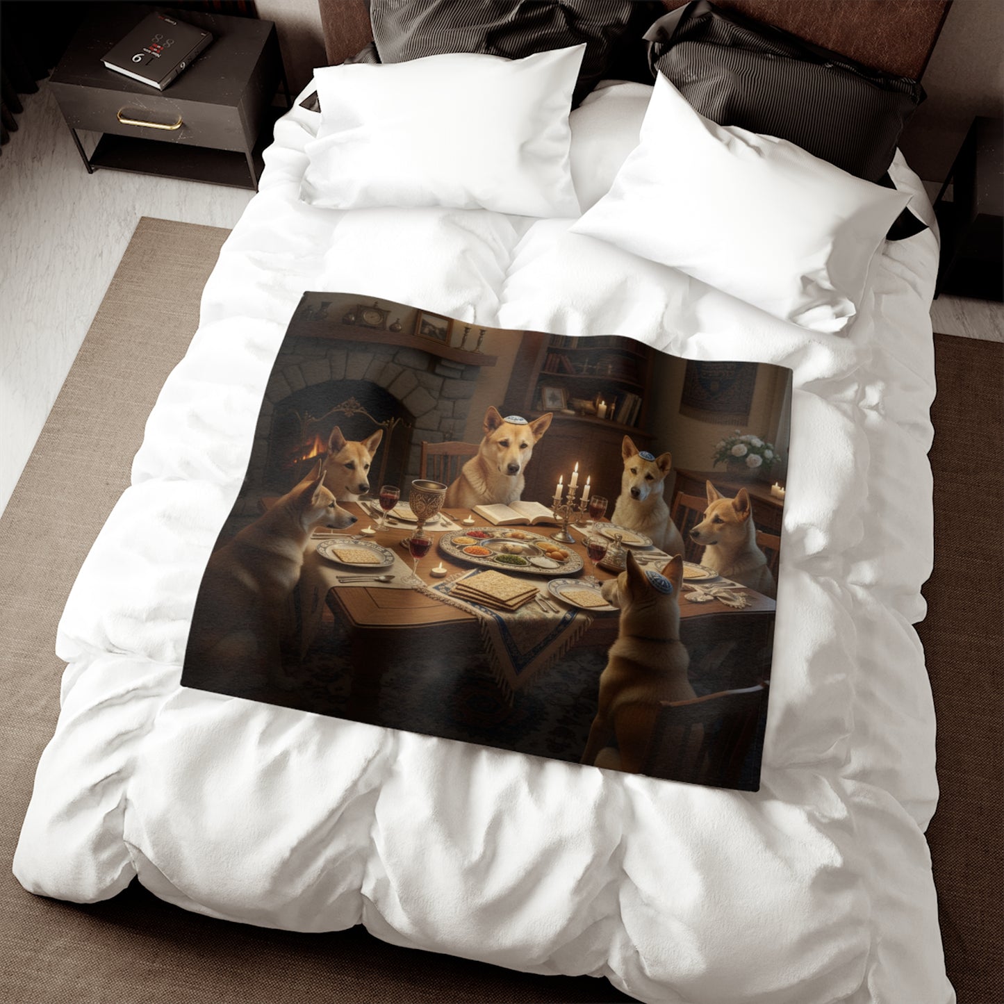 Passover Seder Pet Bed Blanket