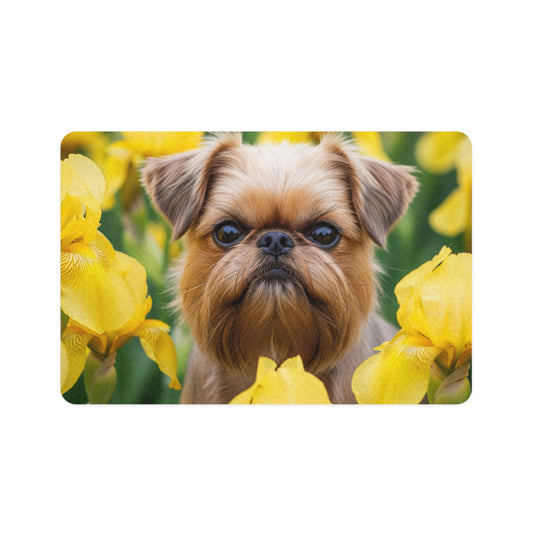 Pet Food Mat (12x18) - Silky Brussels