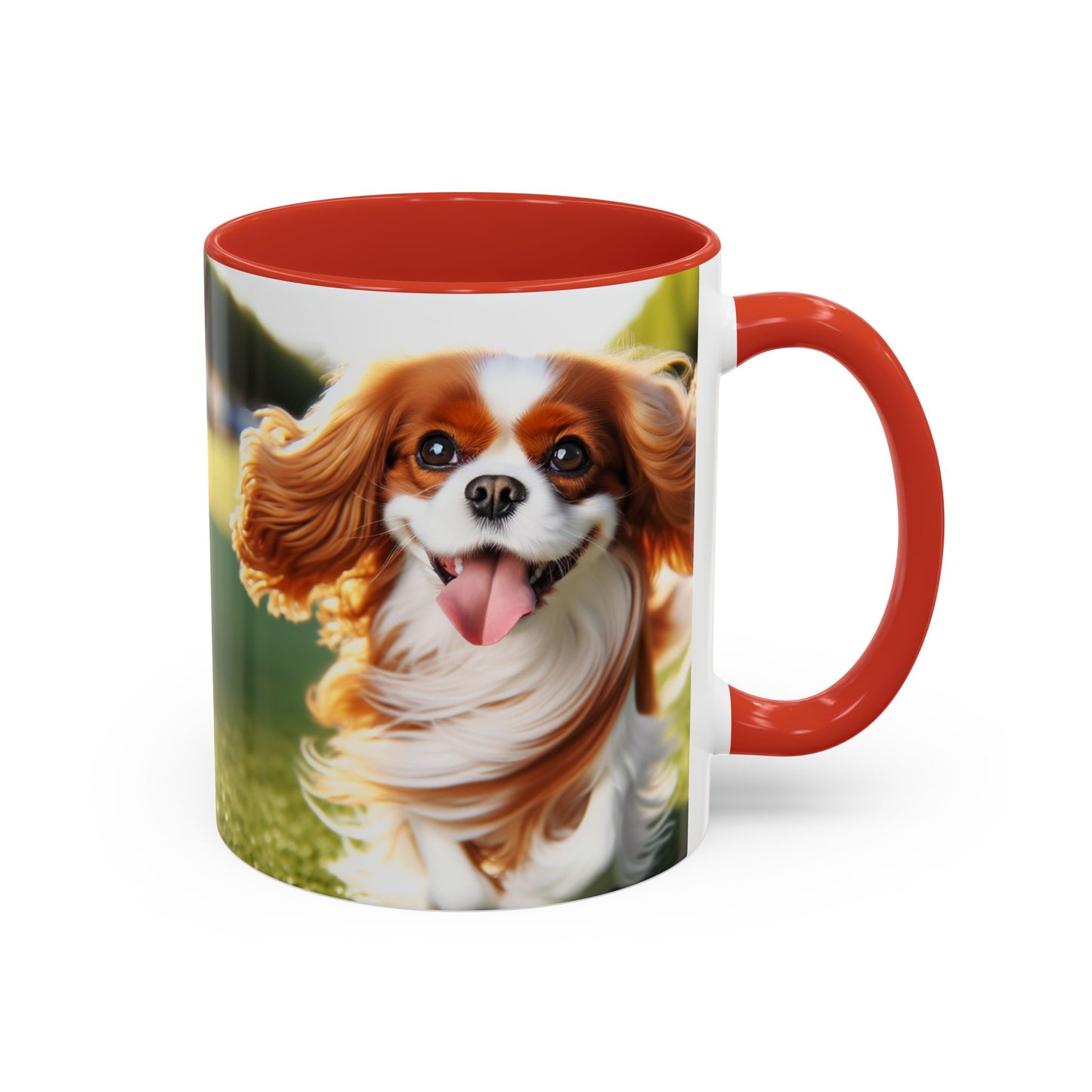 Cavalier King Charles Spaniel Accent Coffee Mug - Perfect Gift for Dog Lovers