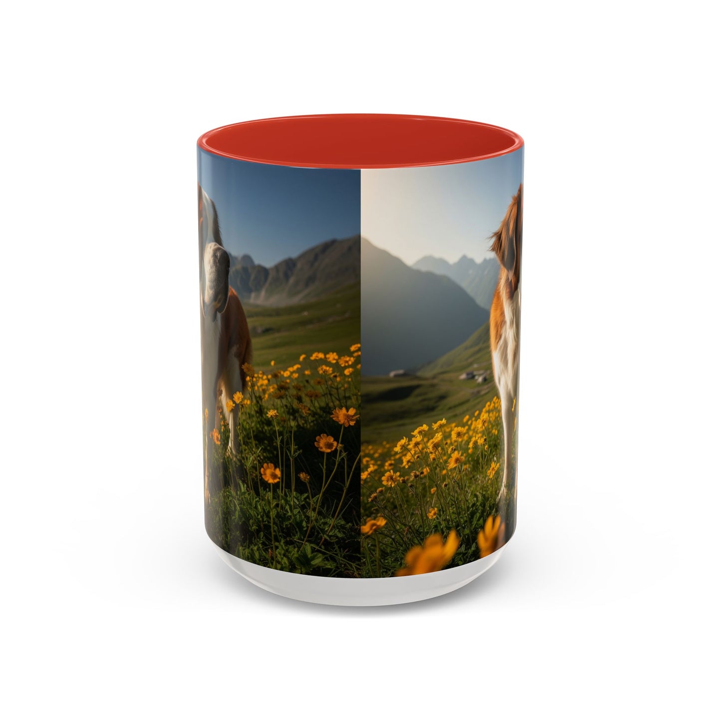 Saint Bernard Accent Coffee Mug - Perfect Gift for Dog Lovers