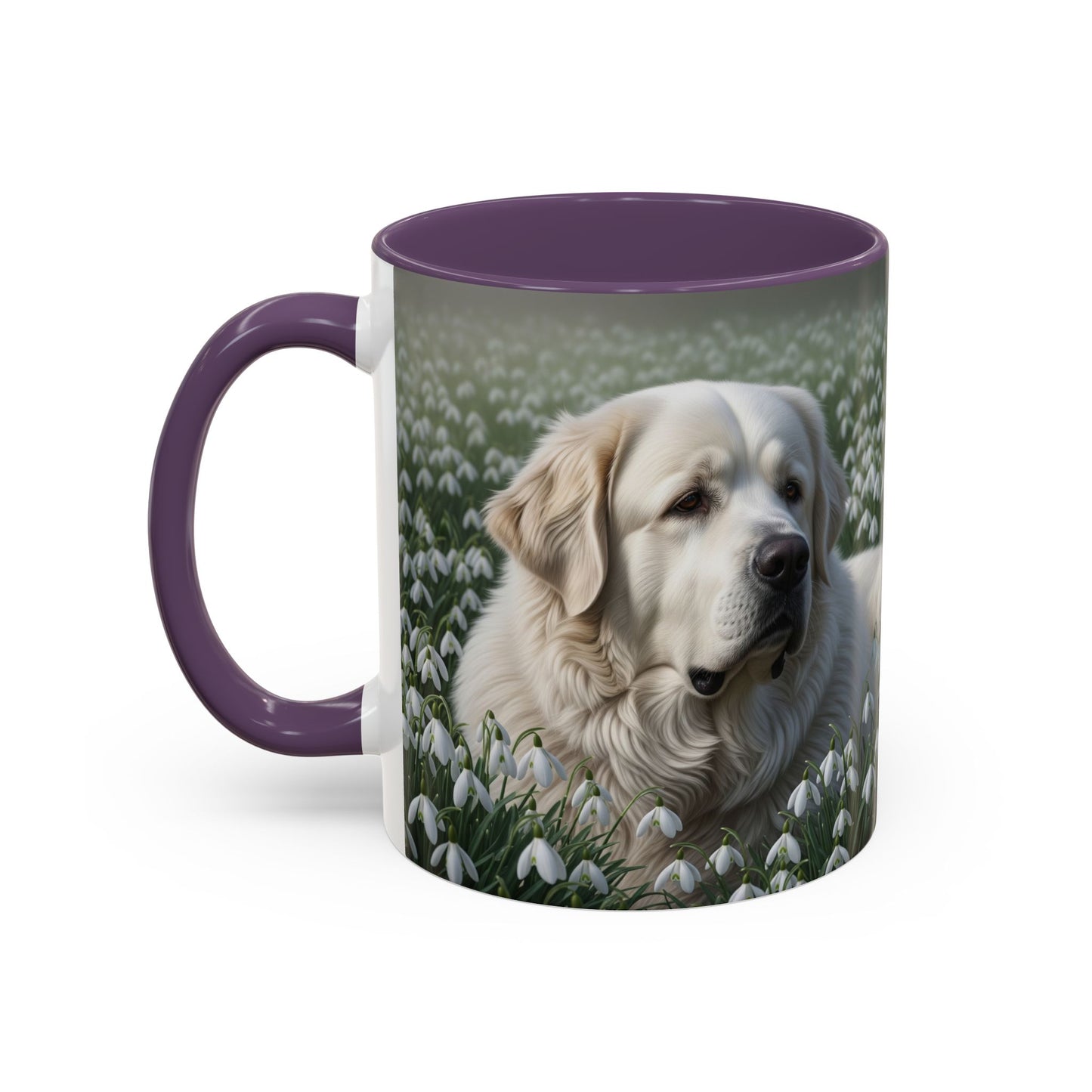 Mug à café avec motif de mastiff des Pyrénées - Cadeau idéal pour les amoureux des chiens