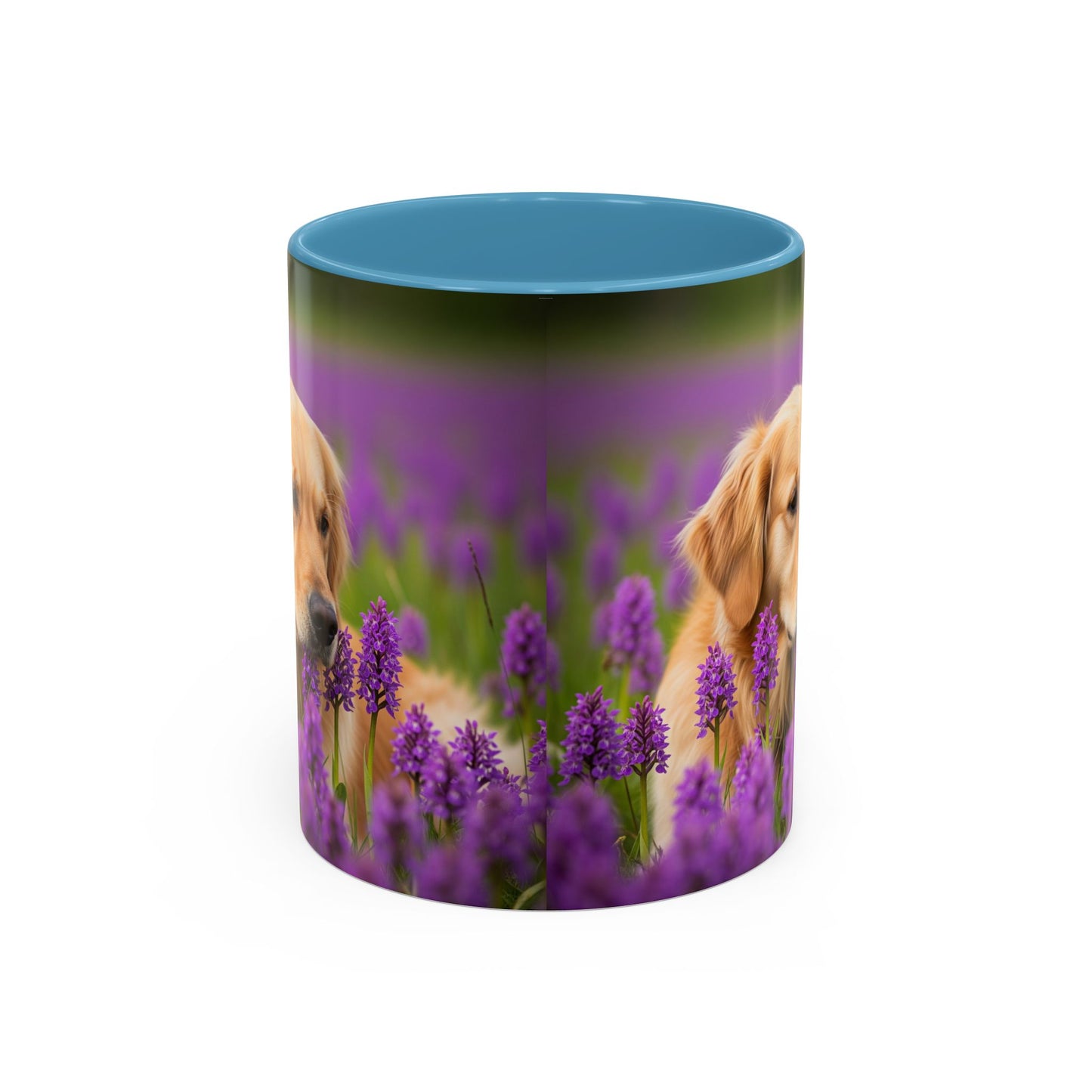 Golden Retriever Accent Coffee Mug - Perfect Gift for Dog Lovers