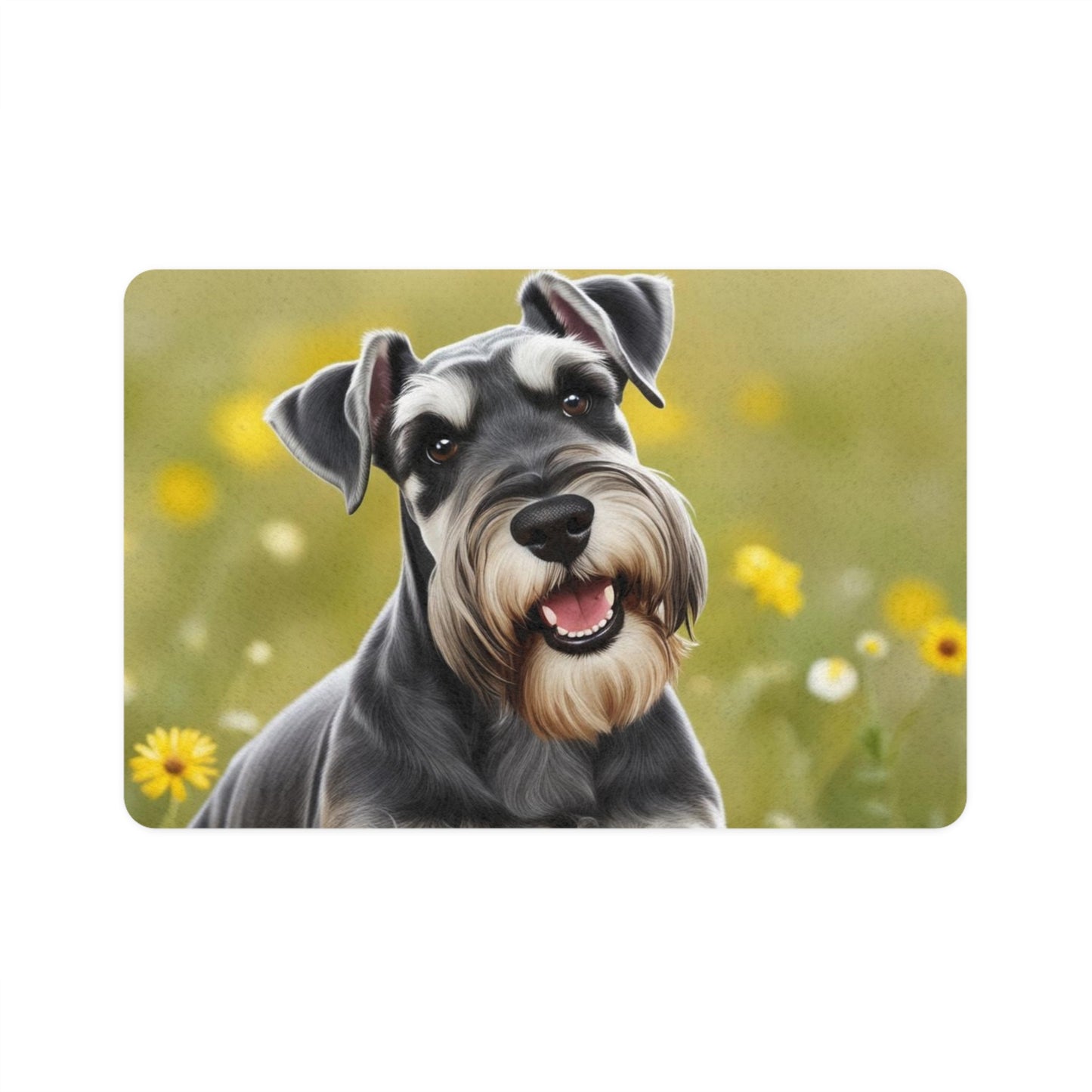 Pet Food Mat (12x18) - Giant Schnauzer