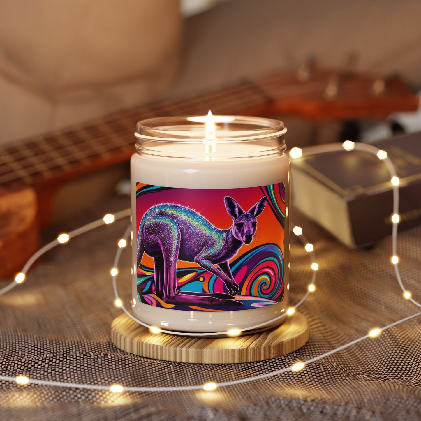 Psychedelic Kangaroo- Scented Soy Candle, 9oz