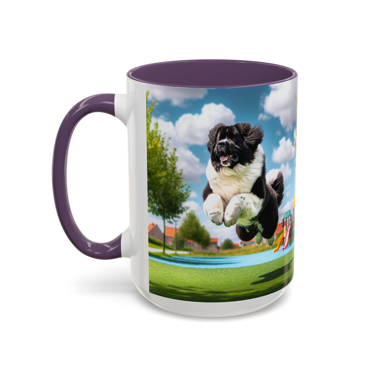 Taza de café con acento Landseer: el regalo perfecto para los amantes de los perros