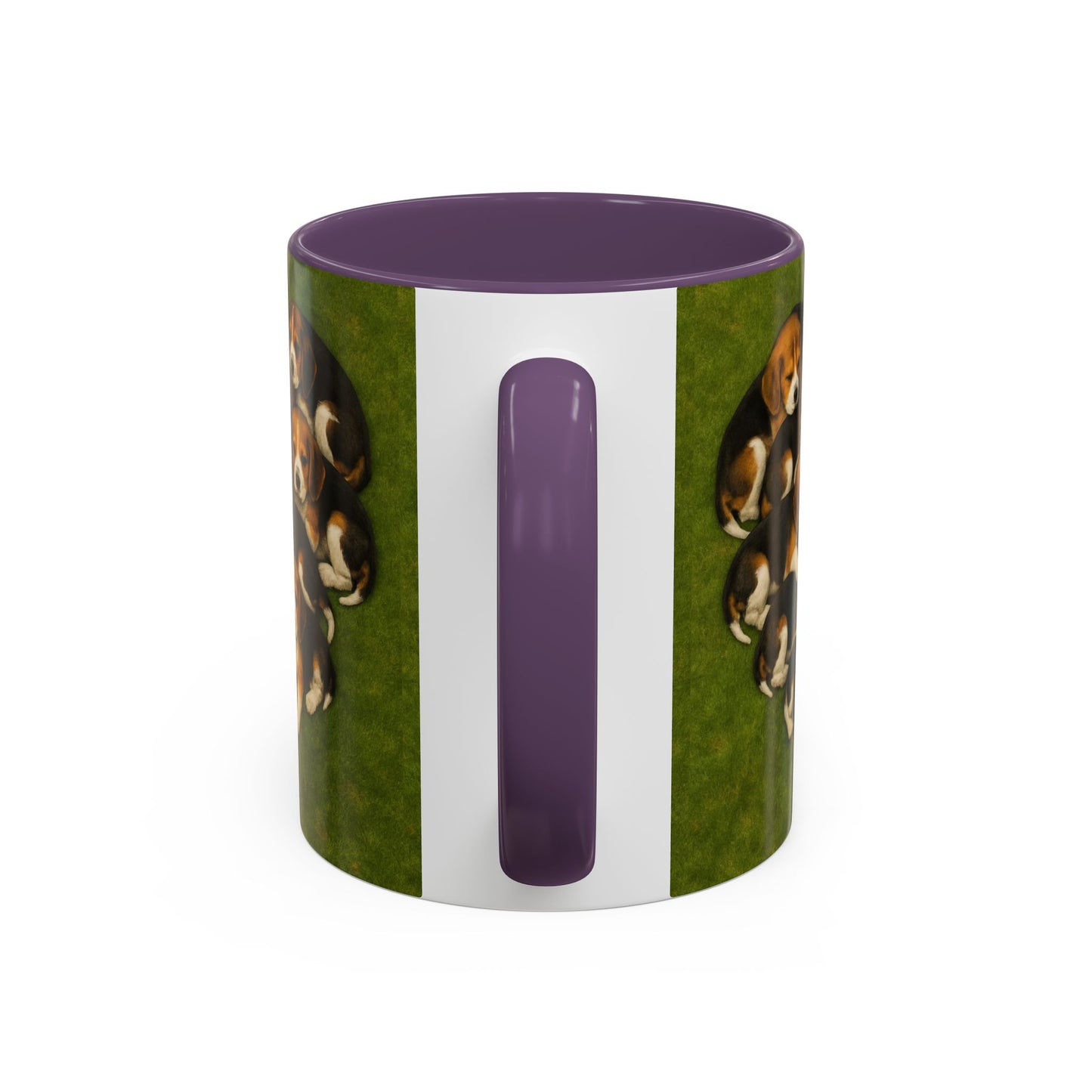 Beagle puppies Accent Coffee Mug - Perfect Gift for Dog Lovers