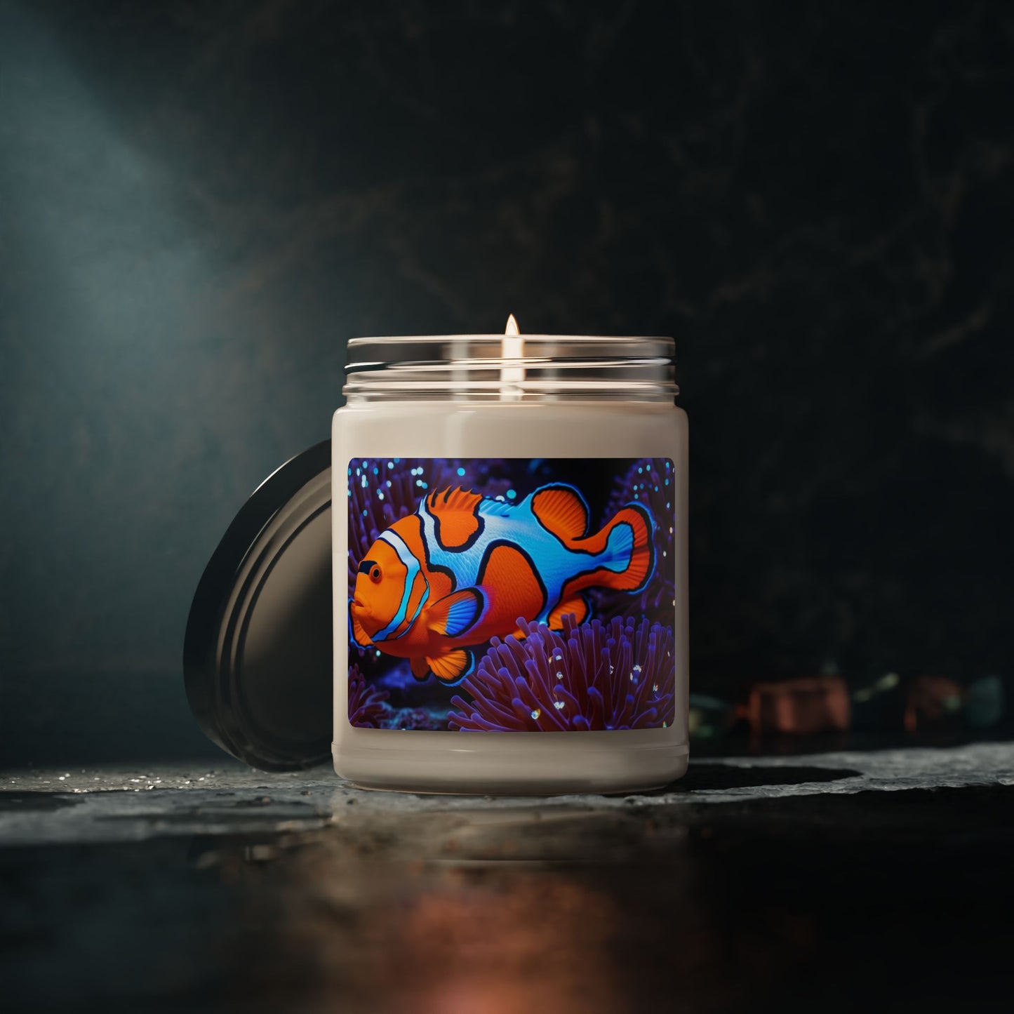 Clownfish in Anemone- Scented Soy Candle, 9oz