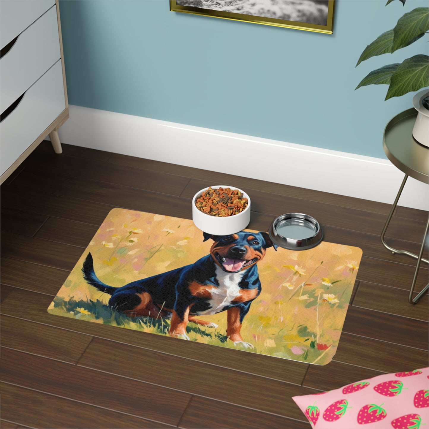 Pet Food Mat (12x18) - American Staffordshire Terrier