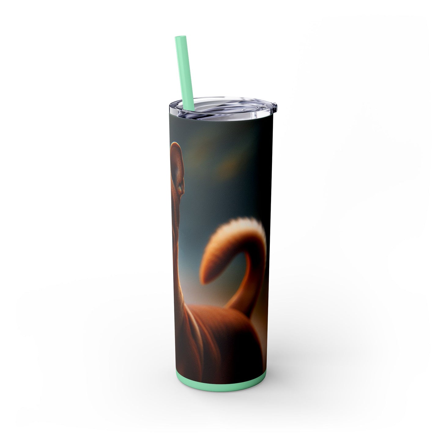 Gobelet isotherme de Chongqing (Chine) avec paille, 590 ml (20 oz).