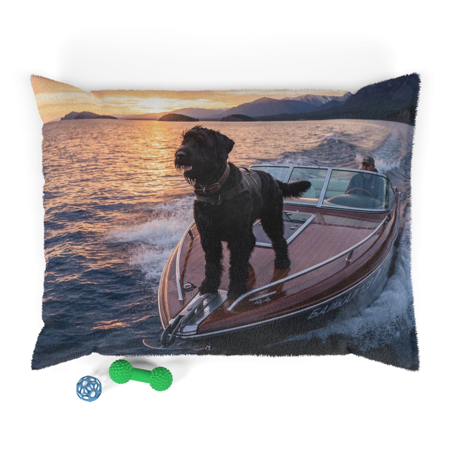 Black Russian Terrier Pet Bed