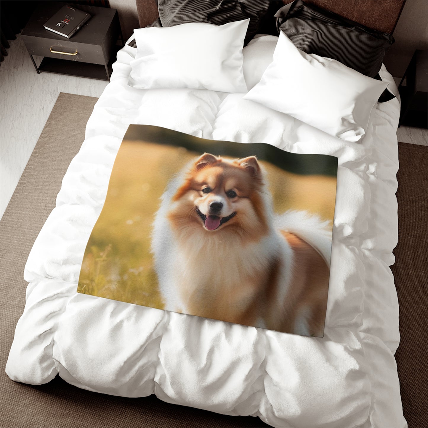 Couverture en sweat-shirt Keeshond