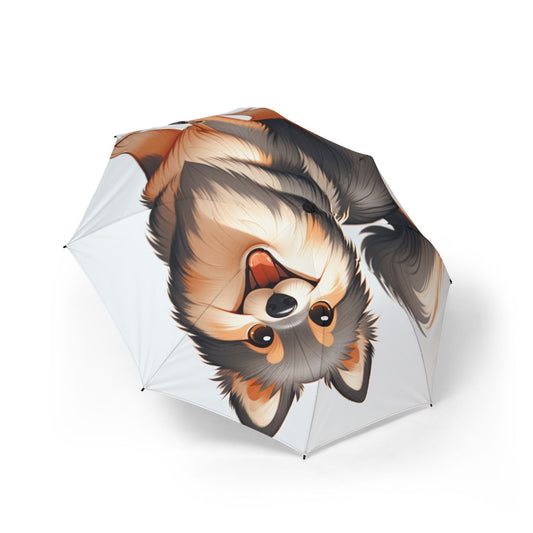Swedish Vallhund Semi-Automatic Foldable Umbrella