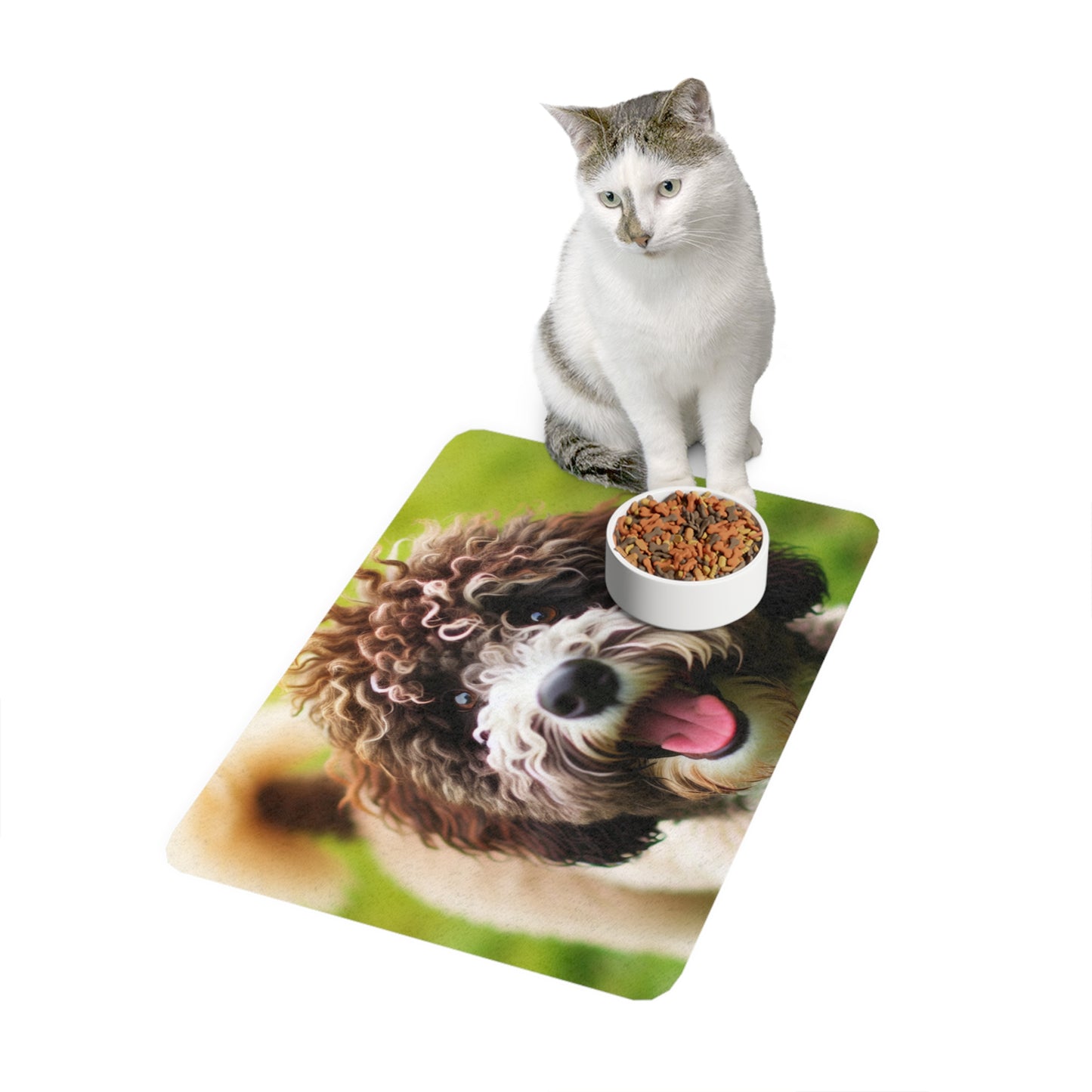 Pet Food Mat (12x18) - Spanish Water Dog