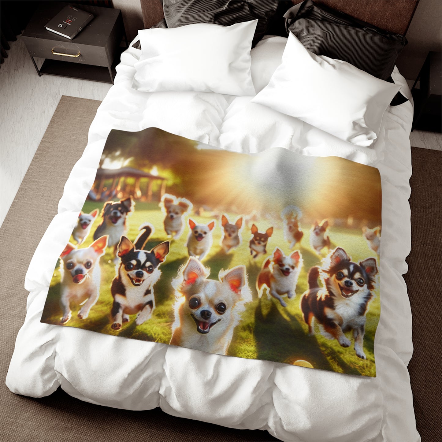 Chihuahua Sweatshirt Blanket