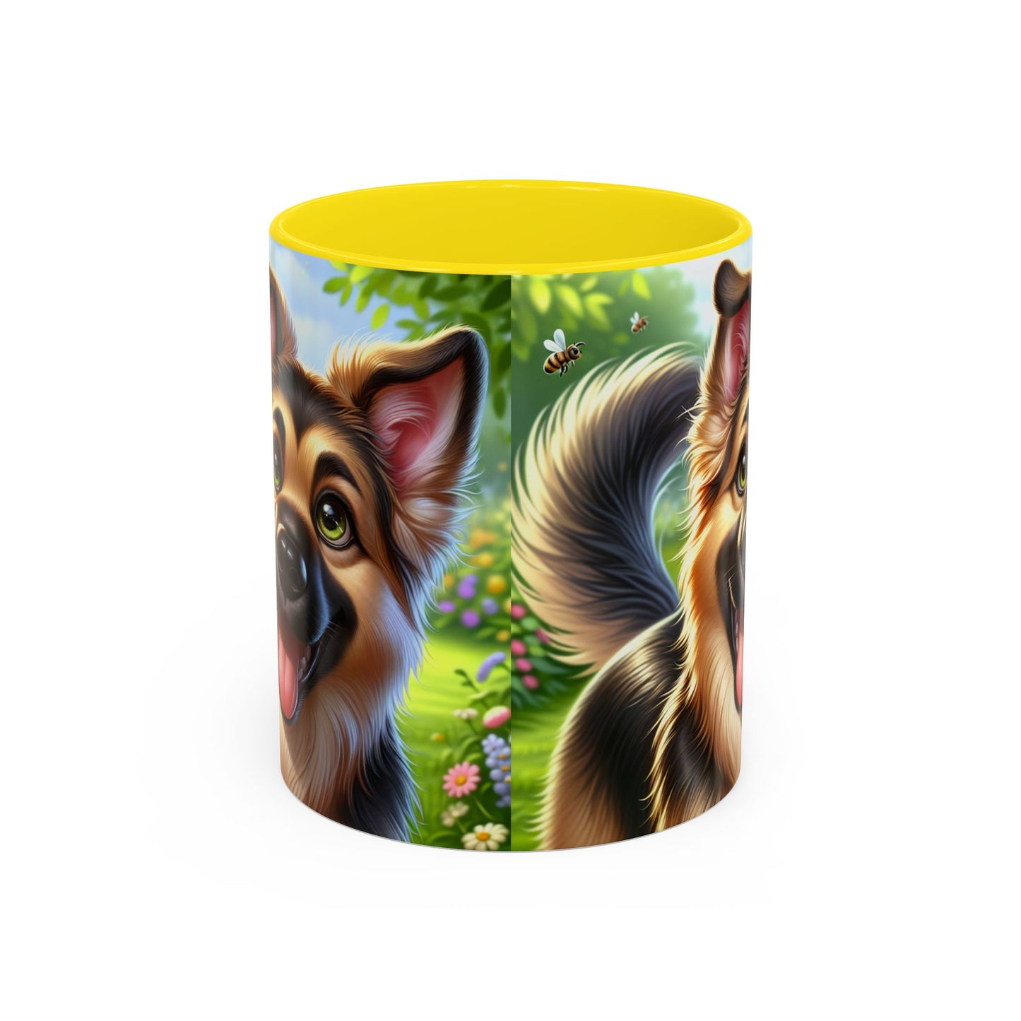 German Shepherd Accent Coffee Mug - Perfect Gift for Dog Lovers