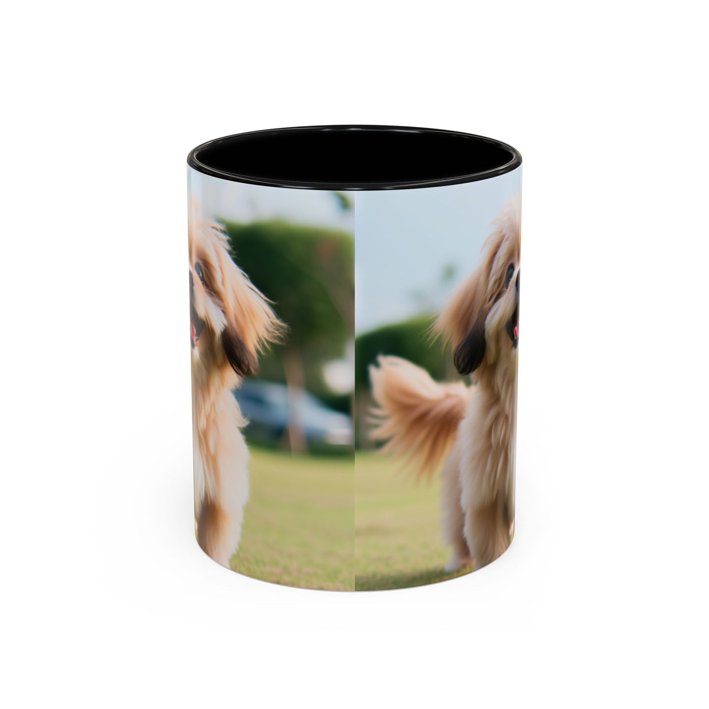 Taza de café con detalles de Pekapoo: el regalo perfecto para los amantes de los perros