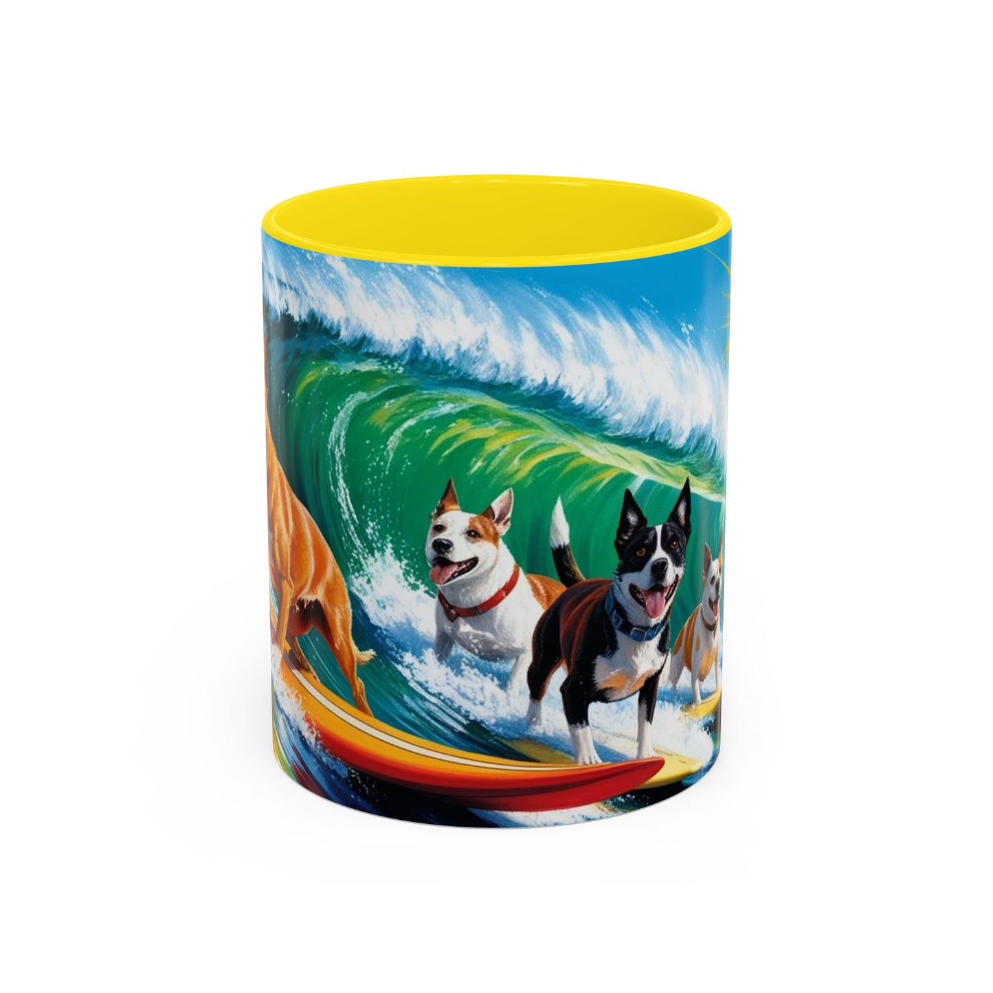 Taza de café con detalles de Surf Dogs: el regalo perfecto para los amantes de los perros