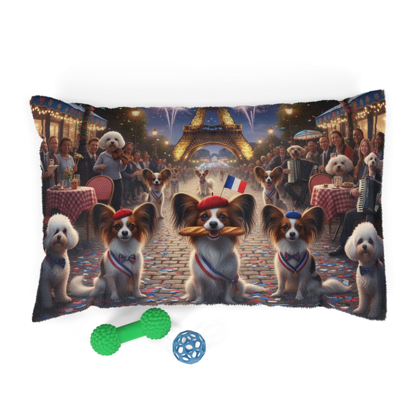 Poodle and Papillon Pet Bed