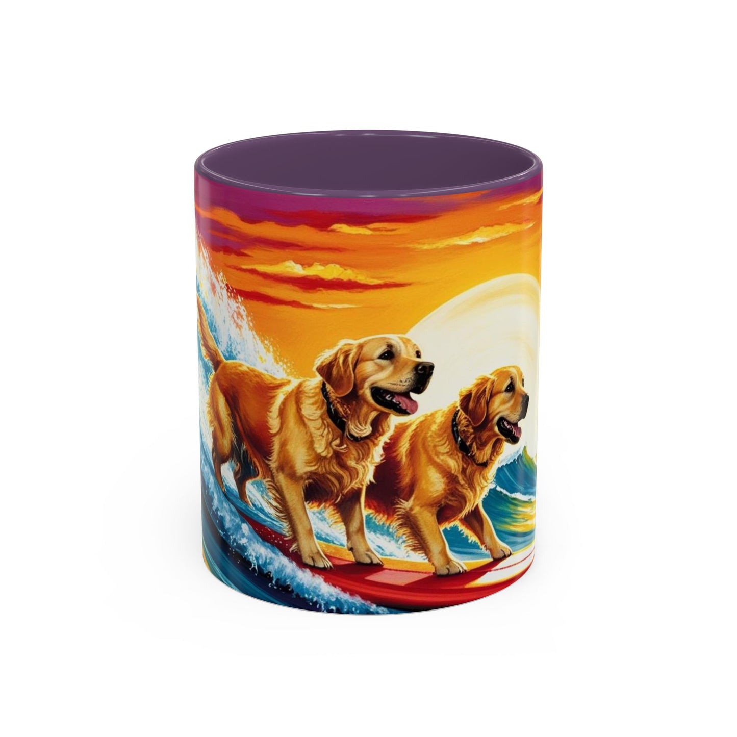 Taza de café con detalles de Surf Dogs: el regalo perfecto para los amantes de los perros