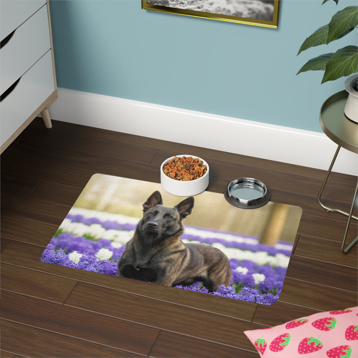 Pet Food Mat (12x18) - Dutch Shepherd Dog