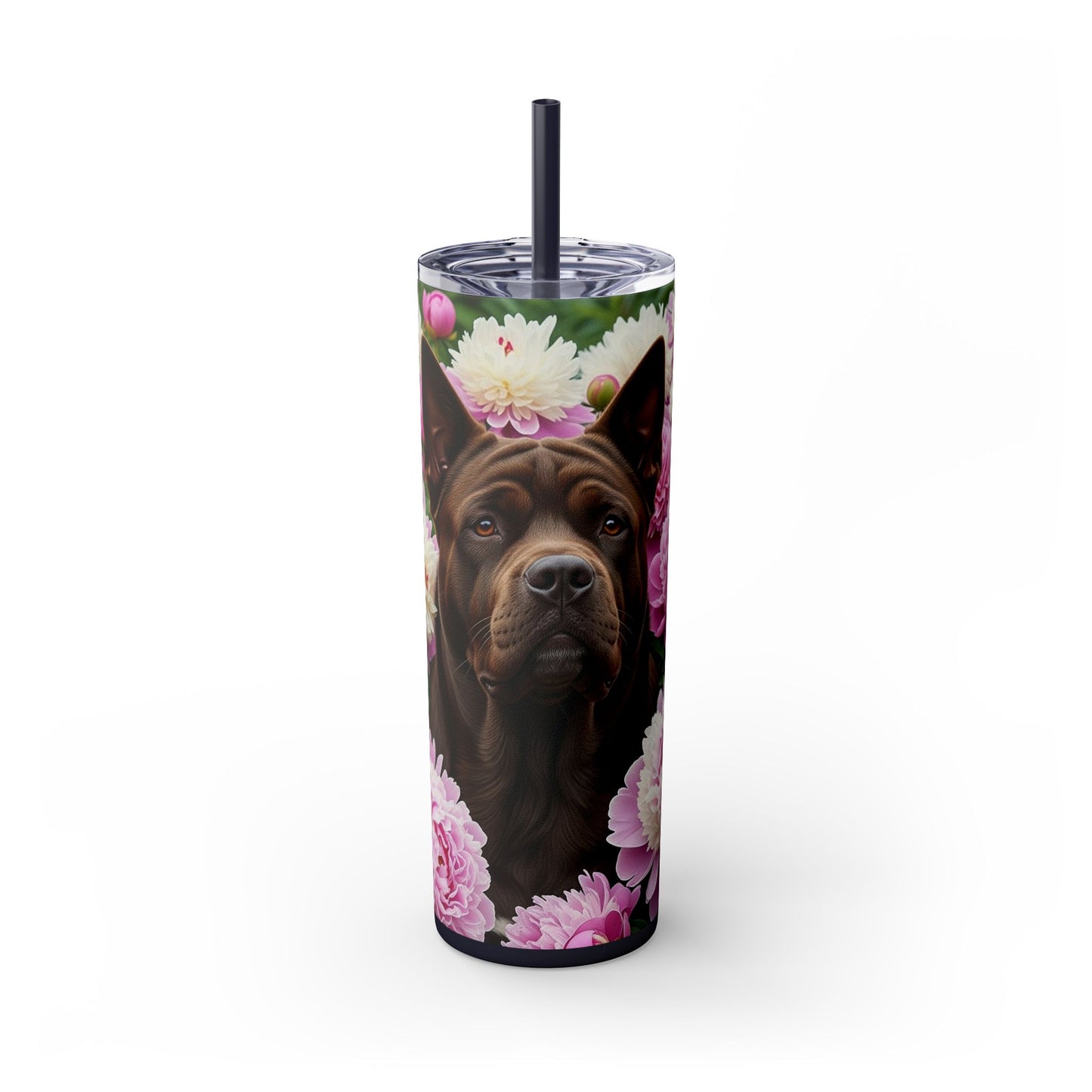 Gobelet isotherme de Chongqing (Chine) avec paille, 590 ml (20 oz).