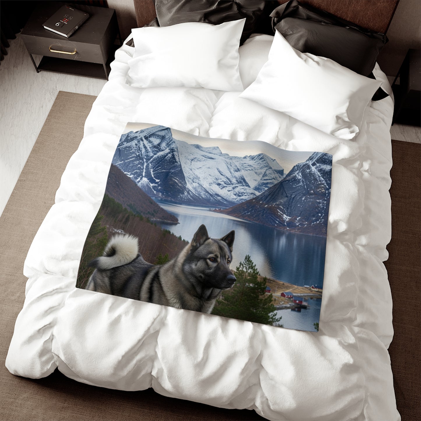 Norwegian Elkhound Blanket